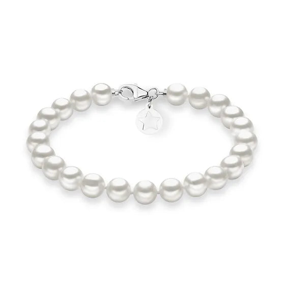 Bracciale Comete in oro bianco 18K con perle coltivate