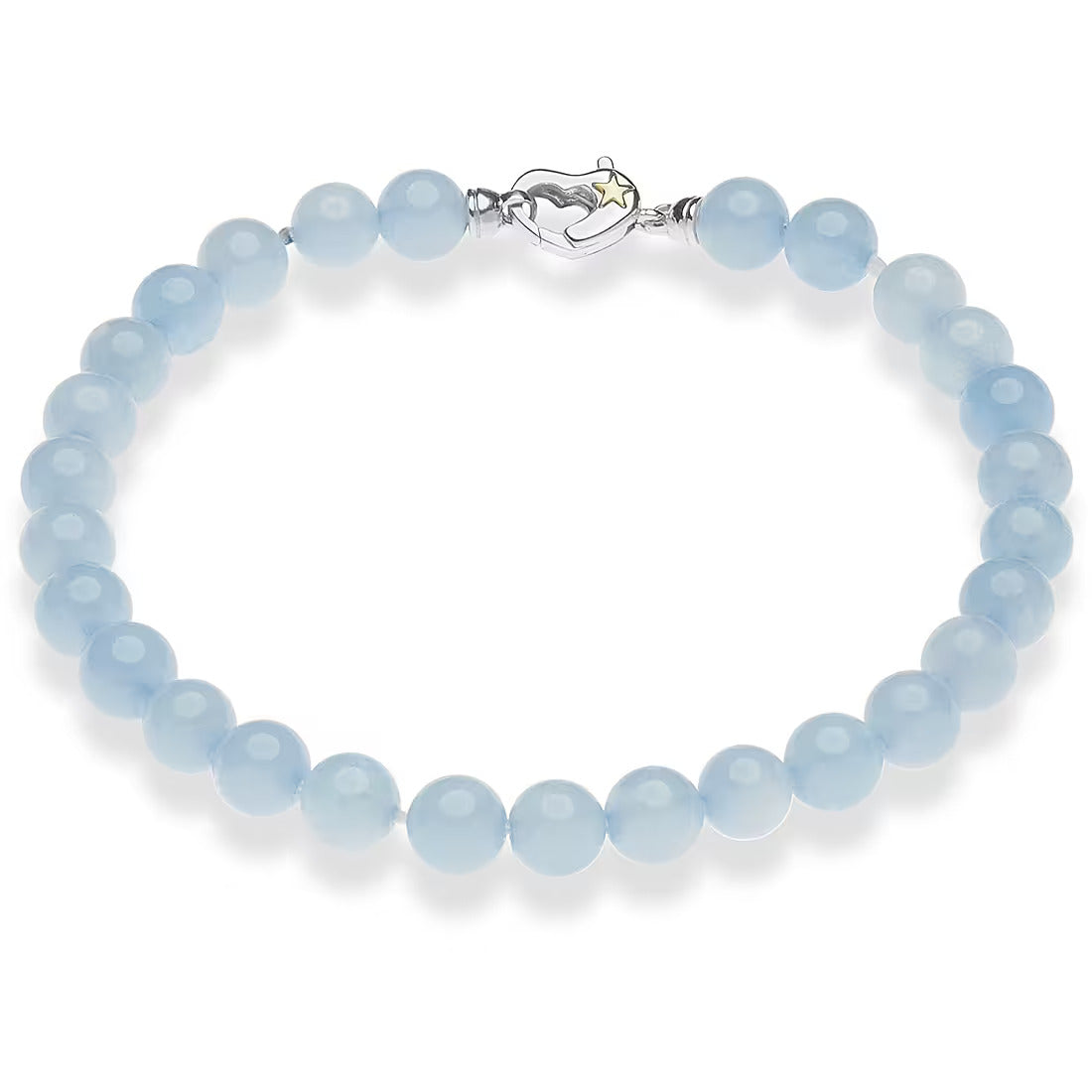 Bracciale Comete Fili Primavera in argento e stella in oro giallo