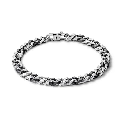 Bracciale Comete con catena bicolore in acciaio