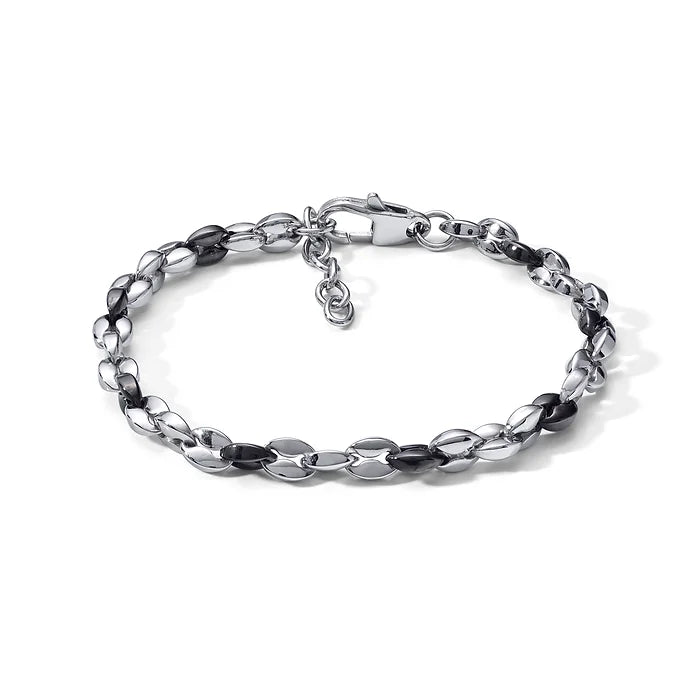 Bracciale Comete Catena in acciaio bicolore