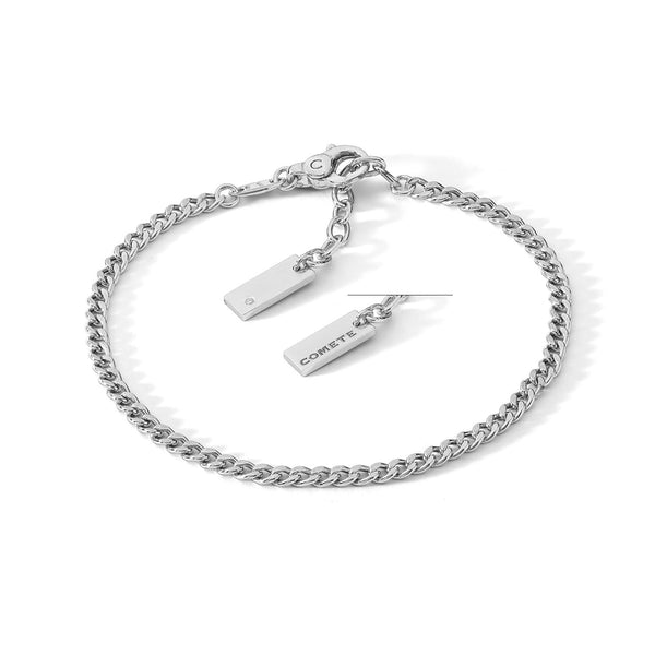 Bracciale Comete in argento con diamante