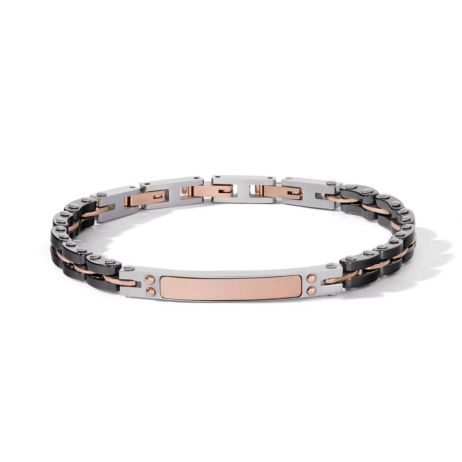 Bracciale Comete con piastra in ceramica