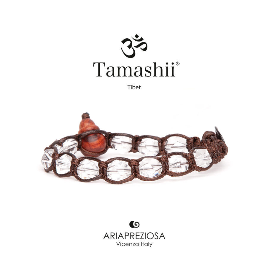 Bracciale Tamashii Diamond cut cristallo di rocca
