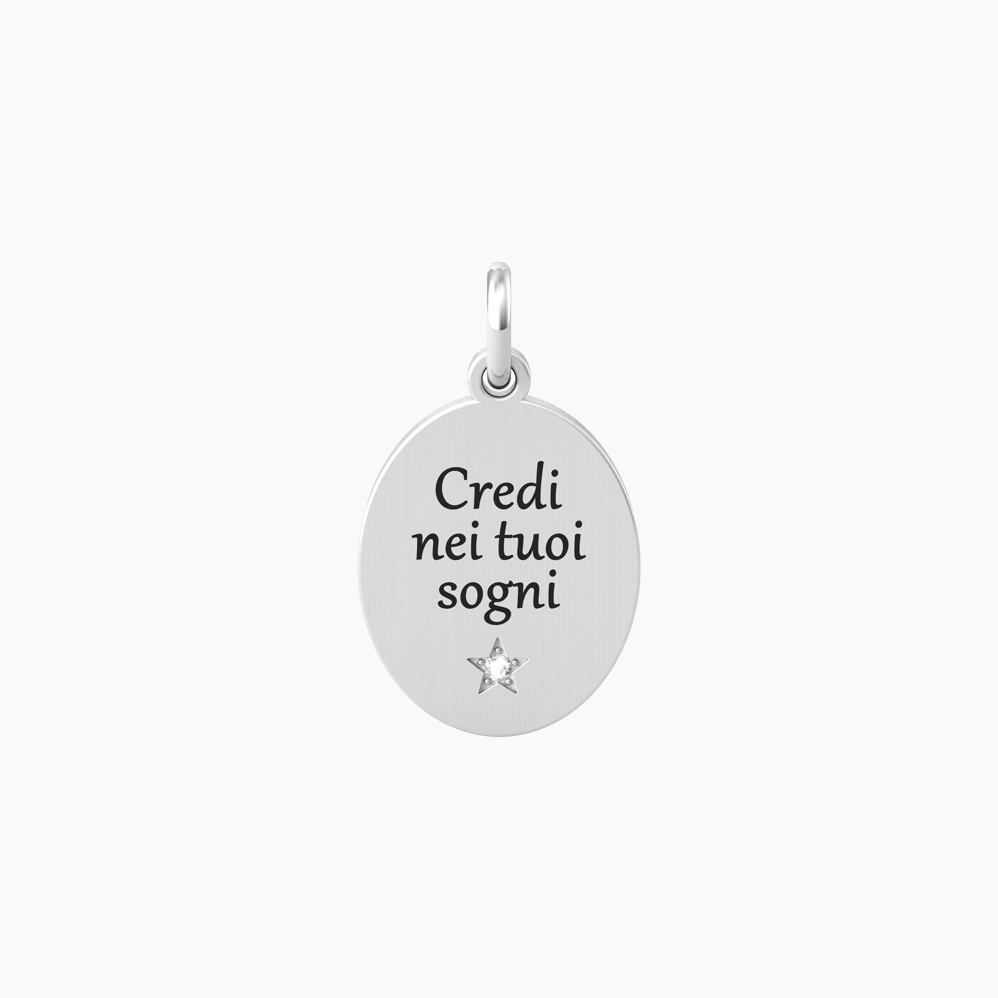 Ciondolo Kidult By you ovale credi nei tuoi sogni