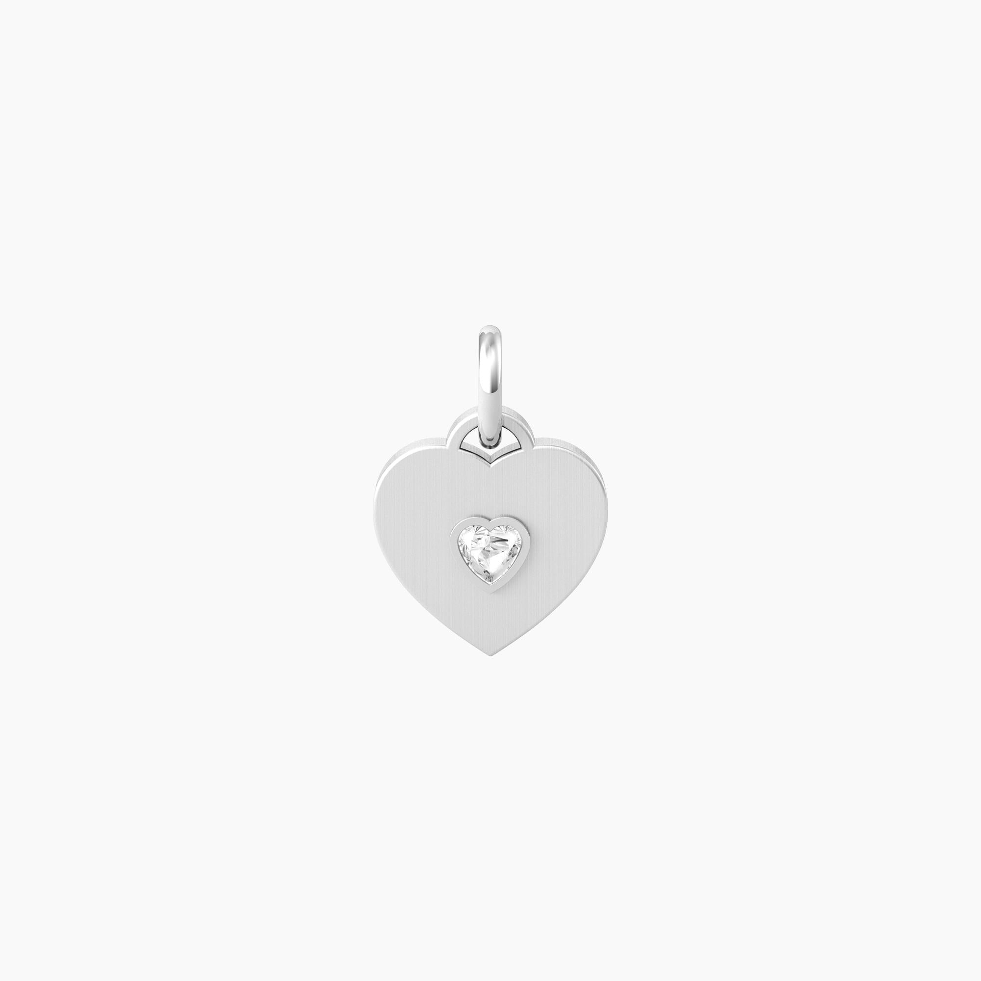 Ciondolo Kidult By you cuore con scritta mom