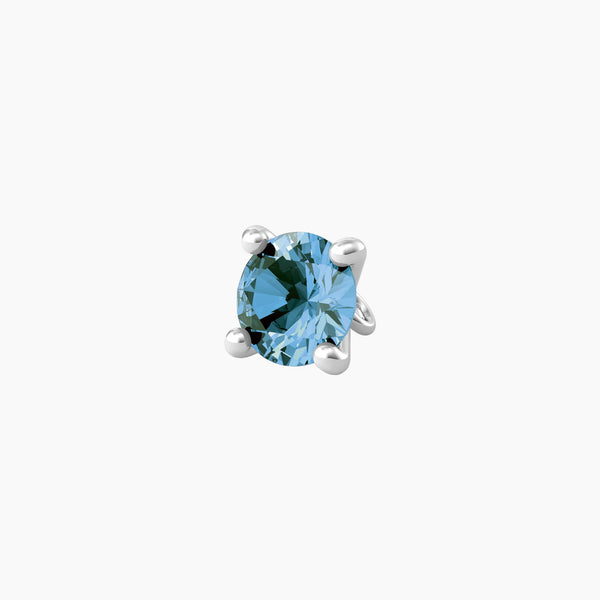 Ciondolo Kidult By you con zircone azzurro taglio diamante