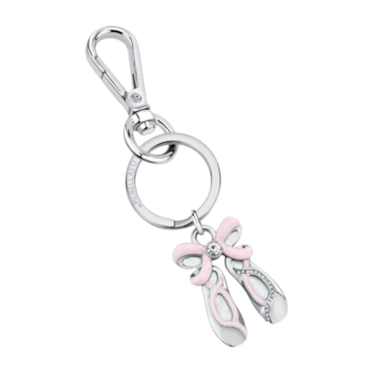 Portachiavi Morellato Sport con scarpe rosa e cristalli