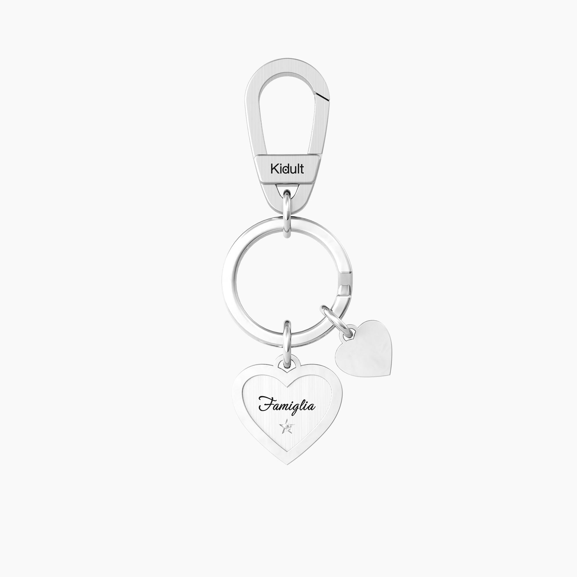 Portachiavi Kidult Family con cuore