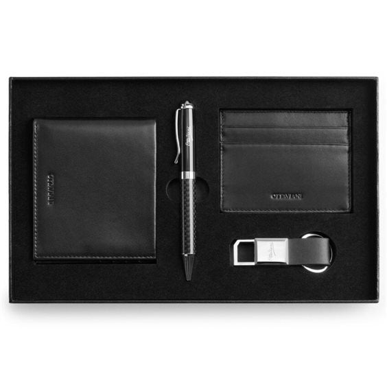 Set penna, portachiavi, portafoglio e porta carte Ottaviani