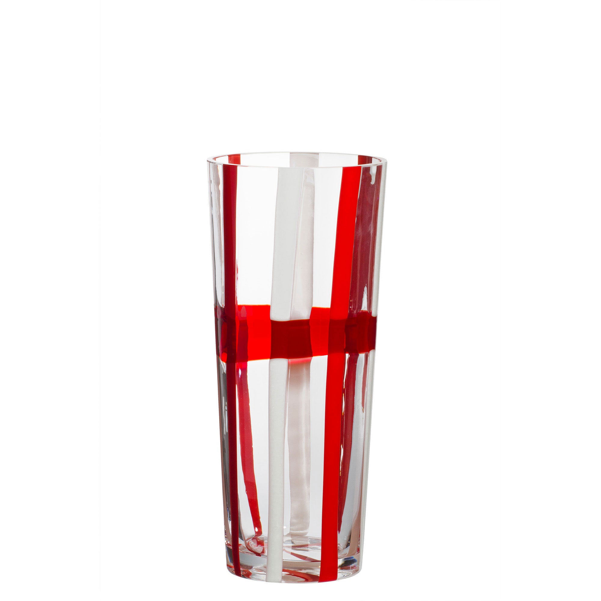 Vaso Carlo Moretti Troncocono in Cristallo di Murano soffiato a bocca