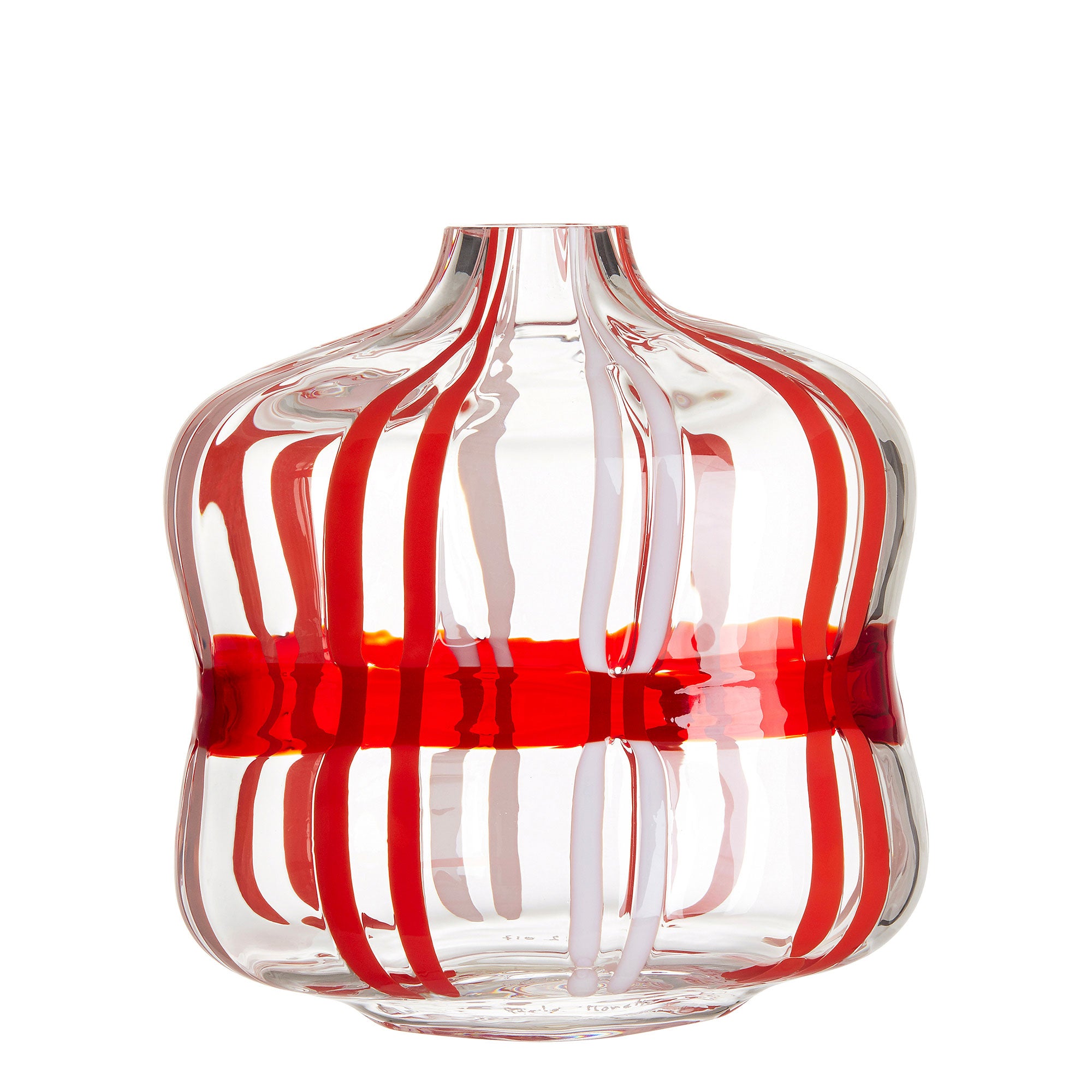 Vaso Carlo Moretti I Piccoli Hamsa in Cristallo di Murano soffiato a bocca