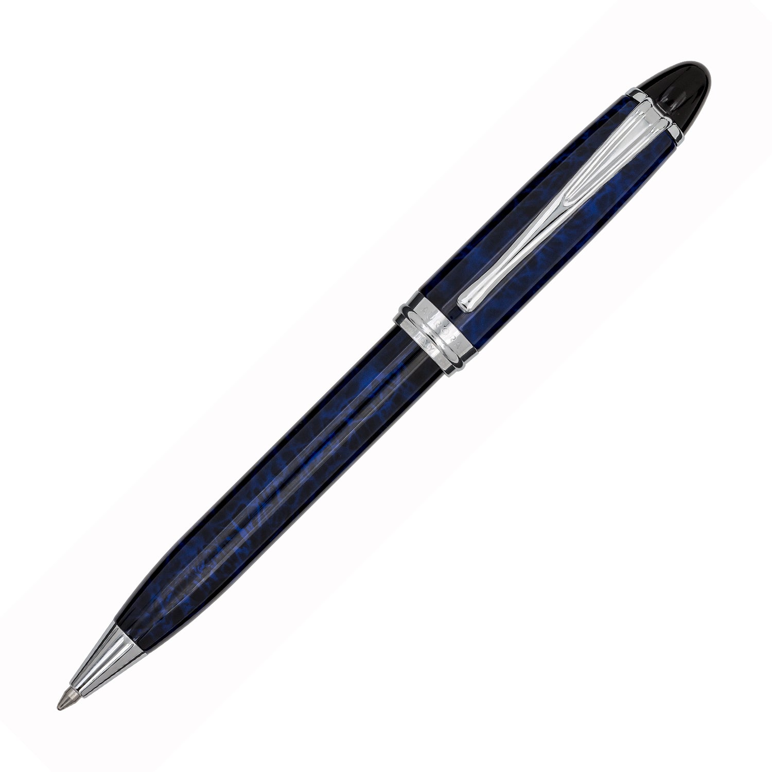 Penna a sfera Aurora Ipsilon in lacca blu screziata