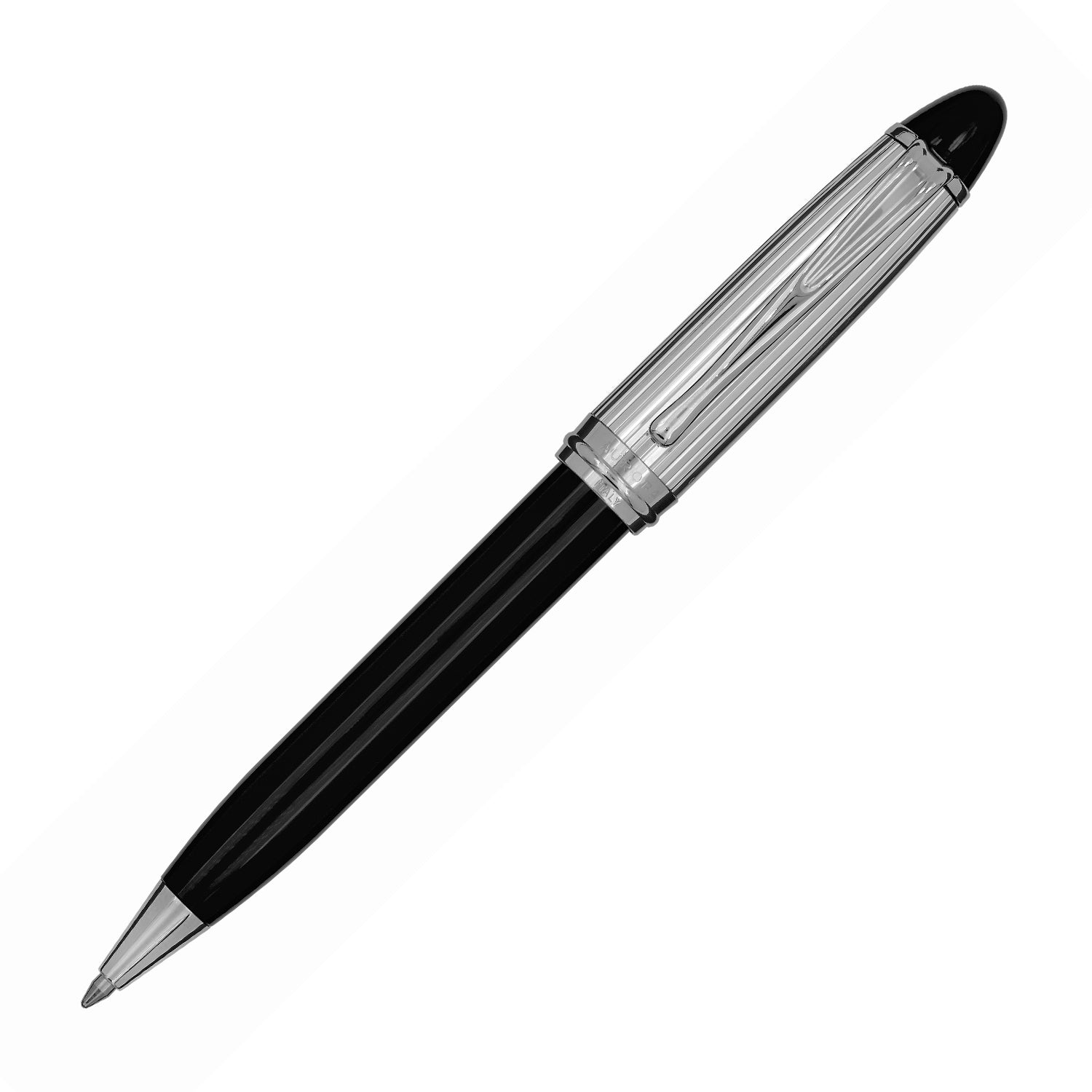 Penna a sfera Aurora Ipsilon Argento nera