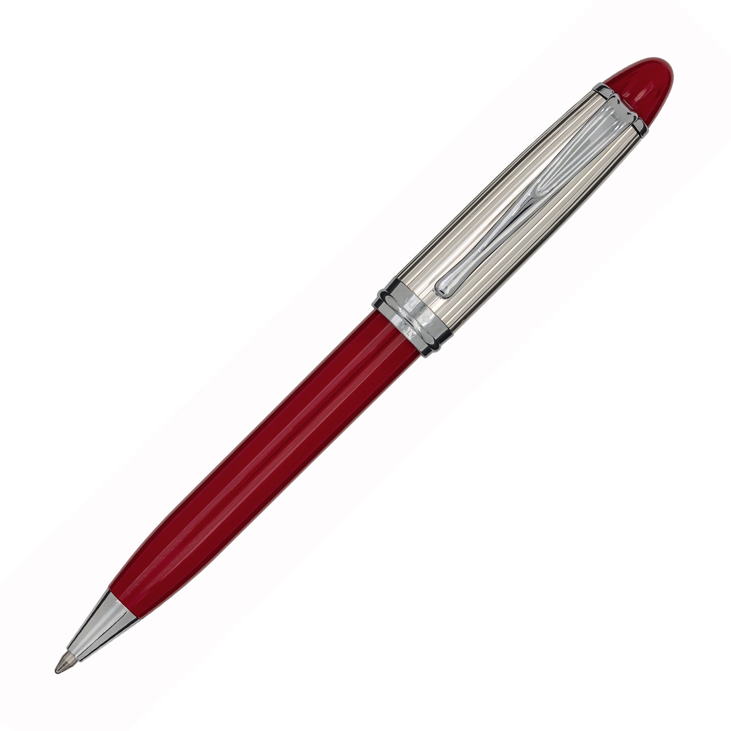 Penna a sfera Aurora Ipsilon Argento rossa