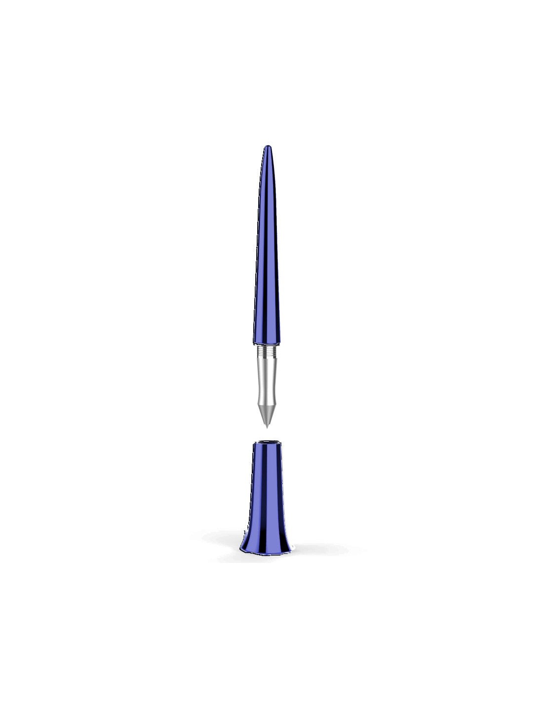 Penna roller Locman Mia cromata blu