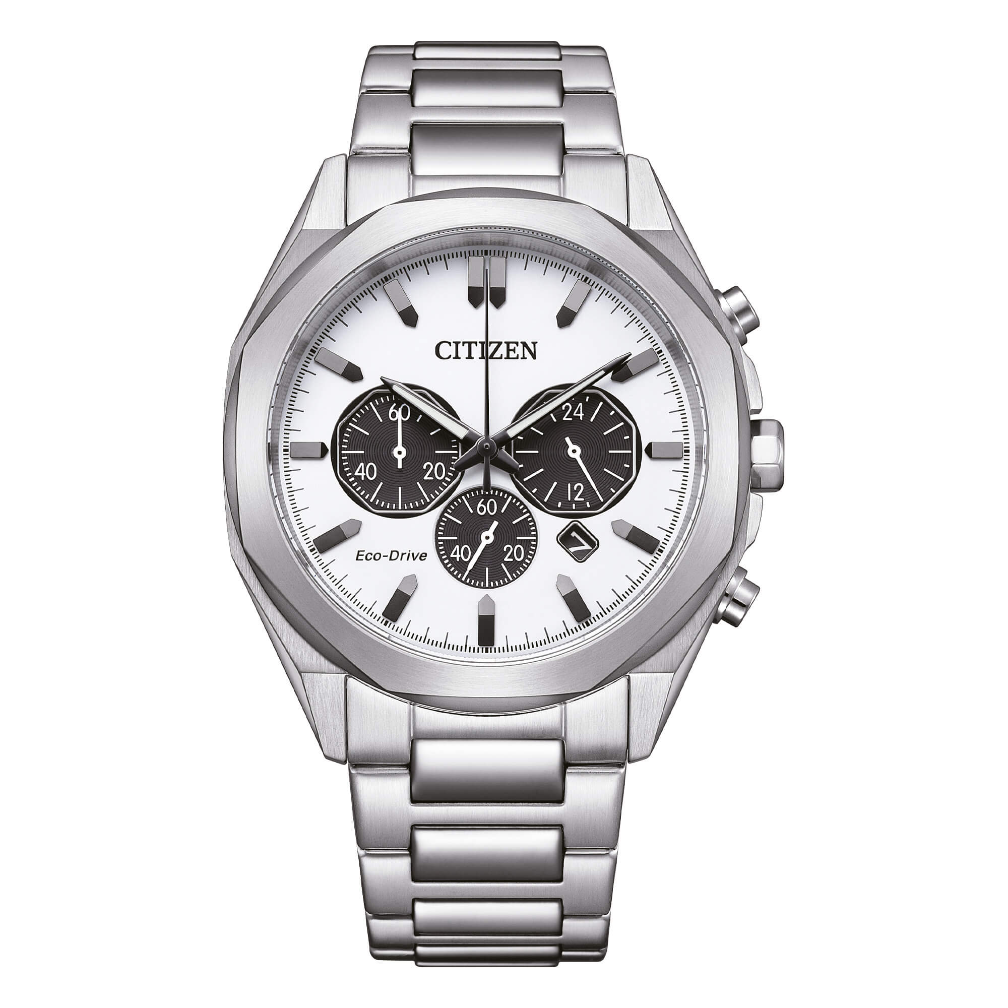 Orologio Citizen Metropolitan Crono bianco