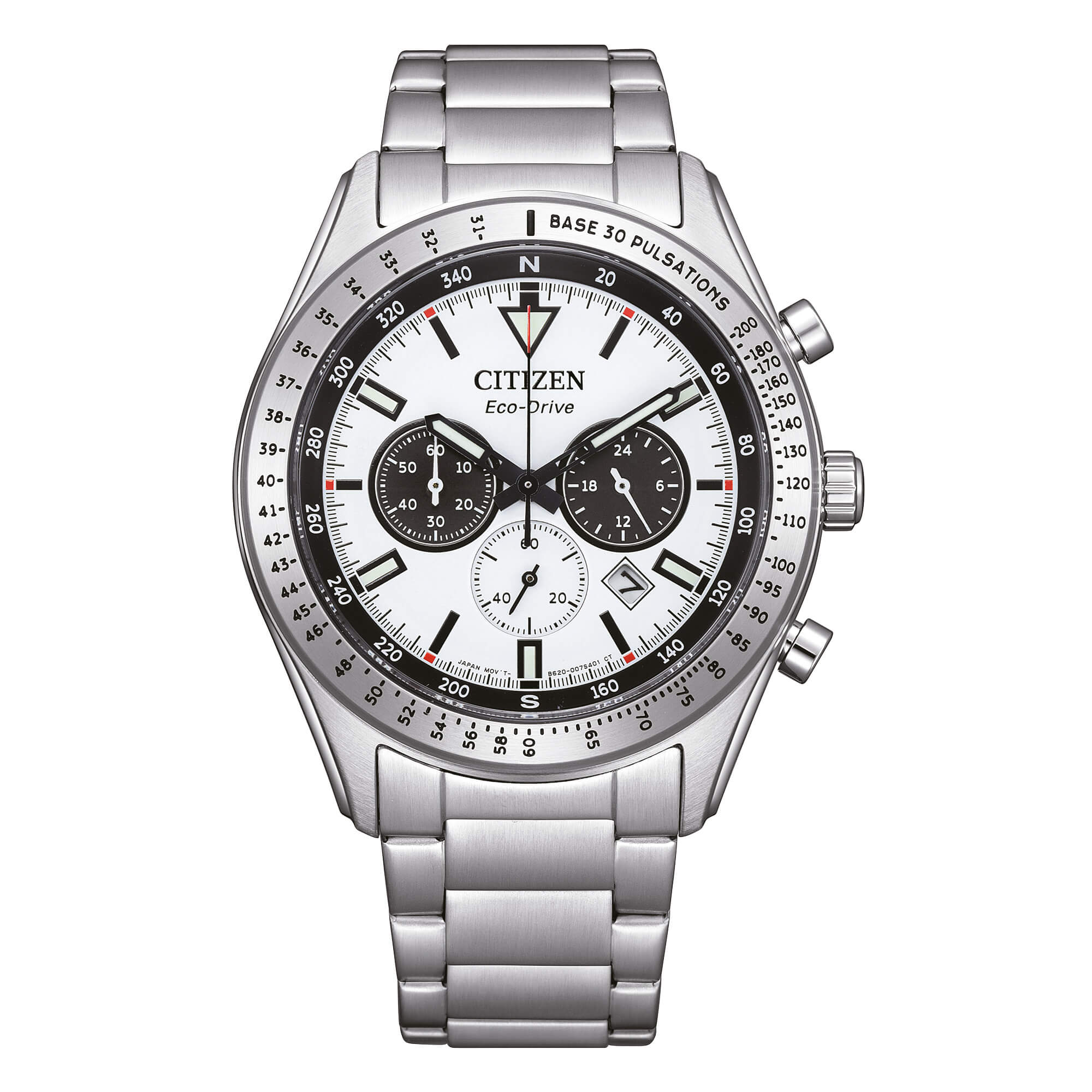 Orologio Citizen Rescue Crono bianco