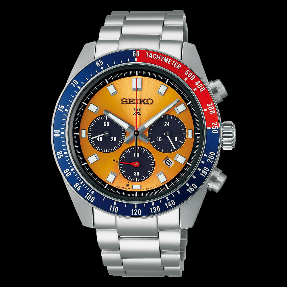 Orologio Seiko Prospex Speedtimer cronografo al quarzo solare