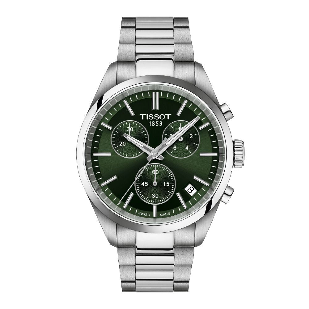 Orologio Tissot PR 100 Cronograph verde