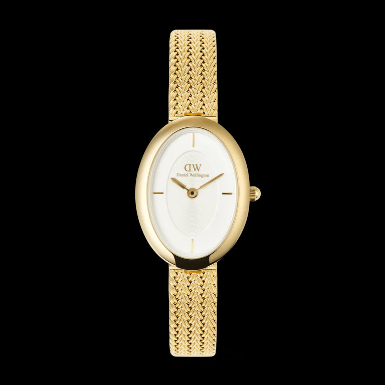 Orologio Daniel Wellington Juliette Braided Mesh White Sunray Gold