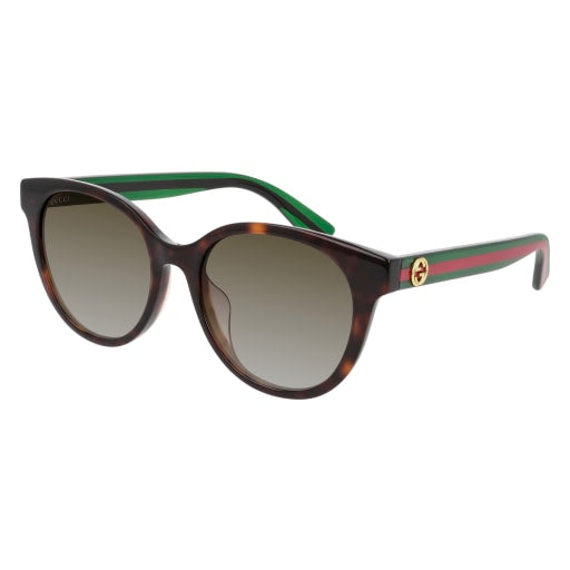 Occhiali da sole Gucci GG0702SK havana e verde
