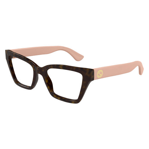 Occhiali da vista Gucci GG1715O havana e rosa