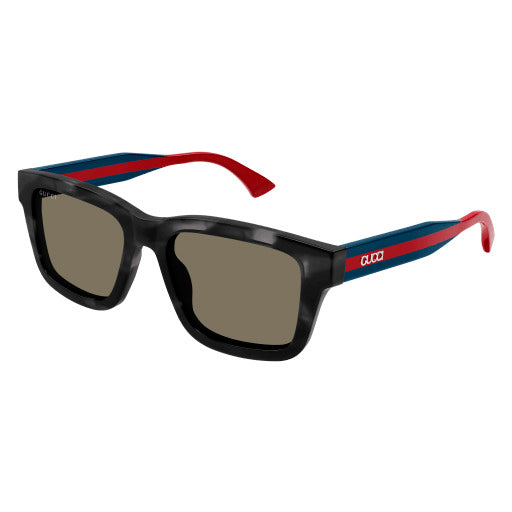 Occhiali da sole Gucci GG1869S havana e blu