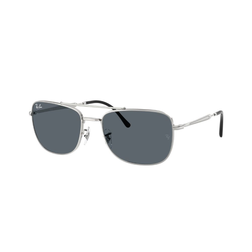 Occhiali da sole Ray-Ban 0RB3755 argento lucido