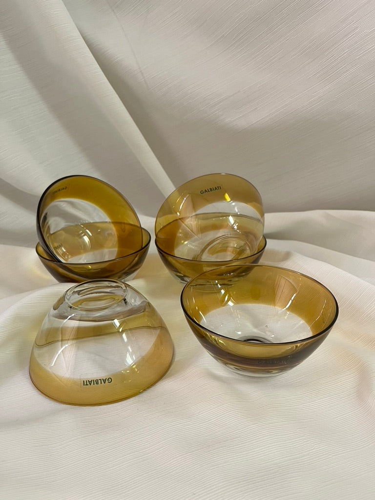 Set di 6 coppe da macedonia Galbiati