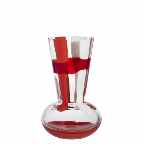 Vaso Carlo Moretti Troncosfera in Cristallo di Murano soffiato a bocca