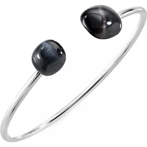 Bracciale Morellato Gemma in argento con pietre nere