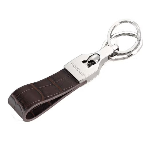 Portachiavi Morellato Prestige in pelle marrone