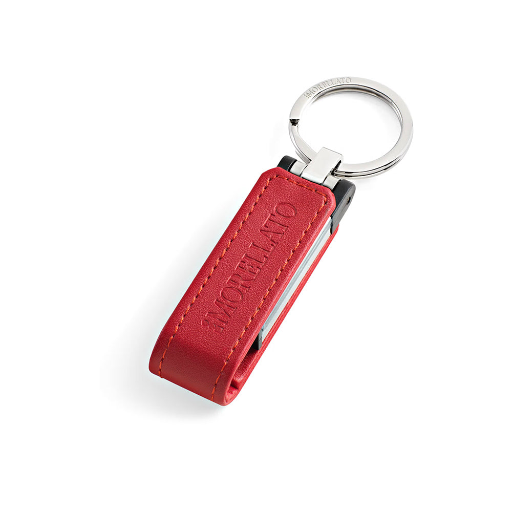 Portachiavi Morellato Memory in pelle con chiavetta USB 8 GB