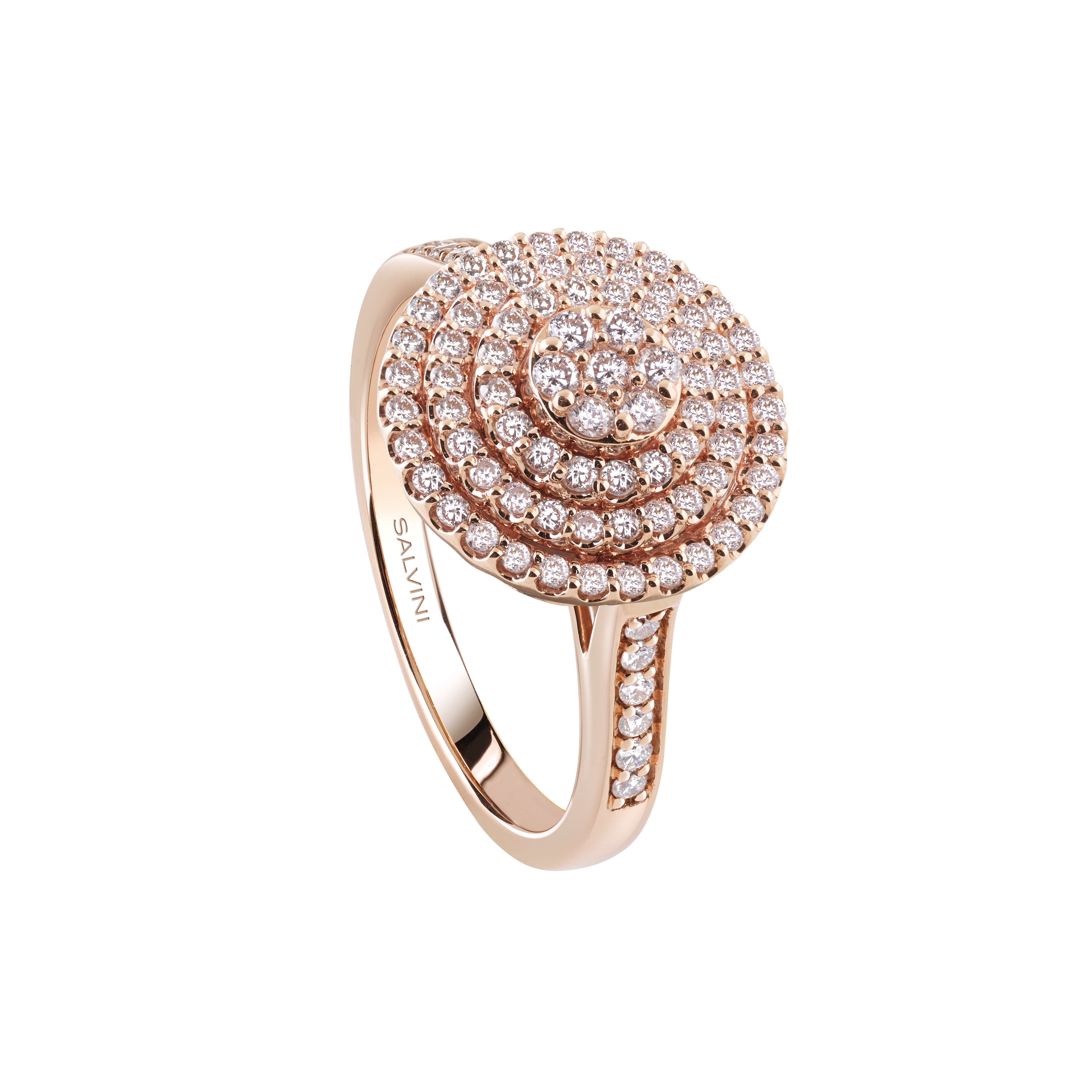 Anello Salvini Bagliori in oro rosa con diamanti