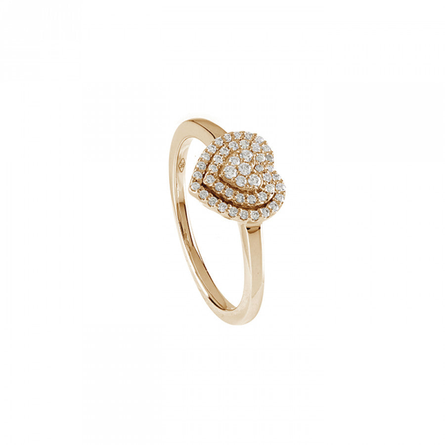 Anello Salvini Bagliori in oro rosa con diamanti