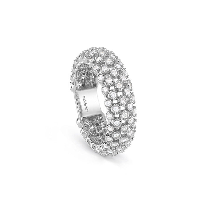 Anello Salvini Cachemire in oro bianco con diamanti
