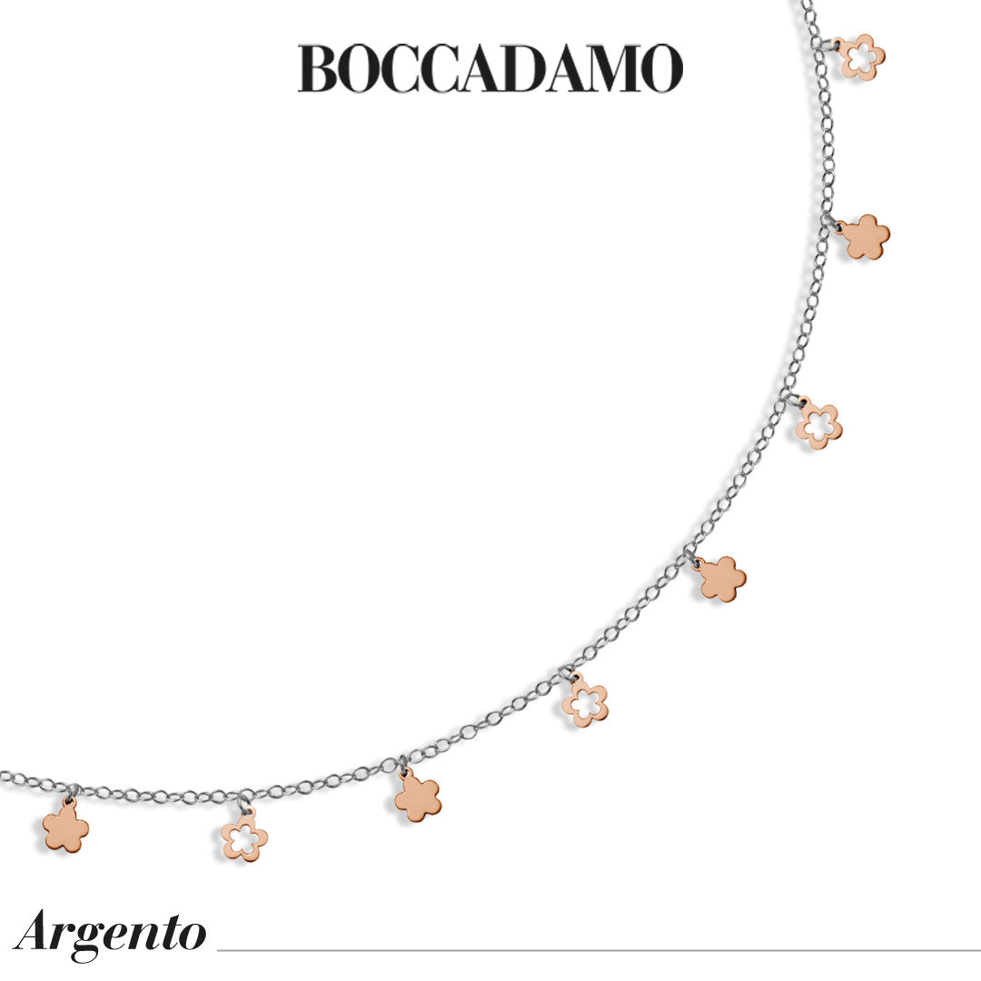 Collana Boccadamo in argento laminato rosa