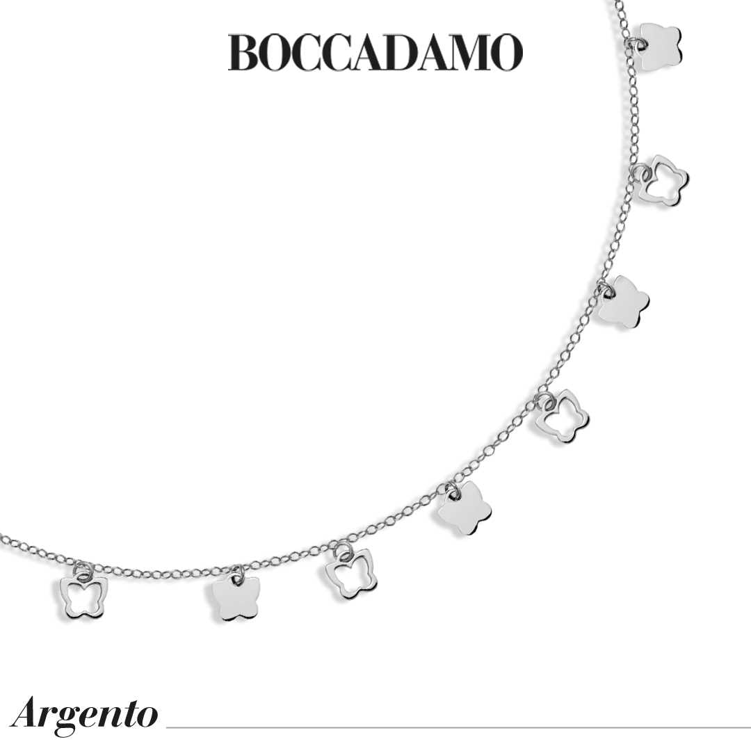 Collana Boccadamo in argento laminato rosa