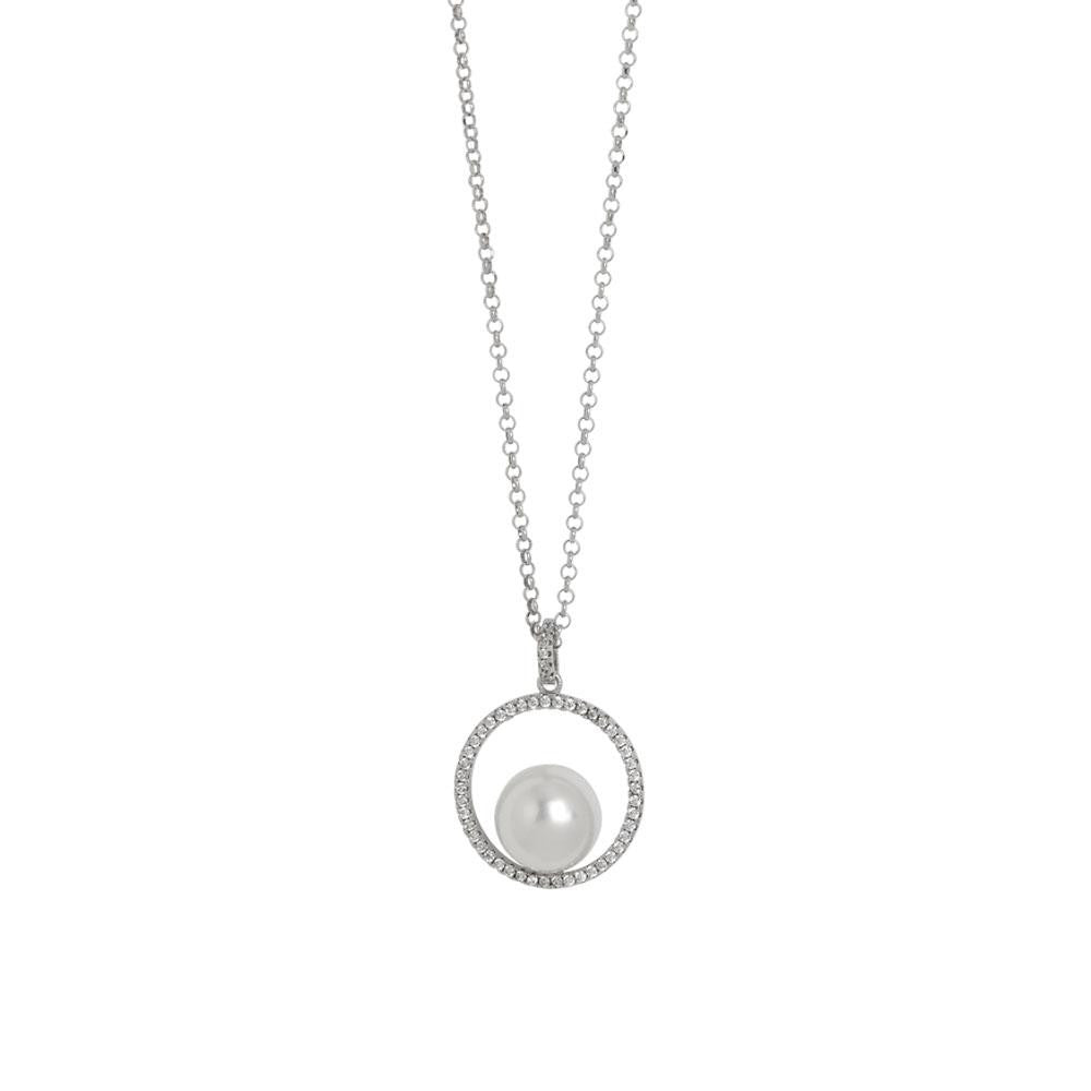 Collana Boccadamo in argento con perla