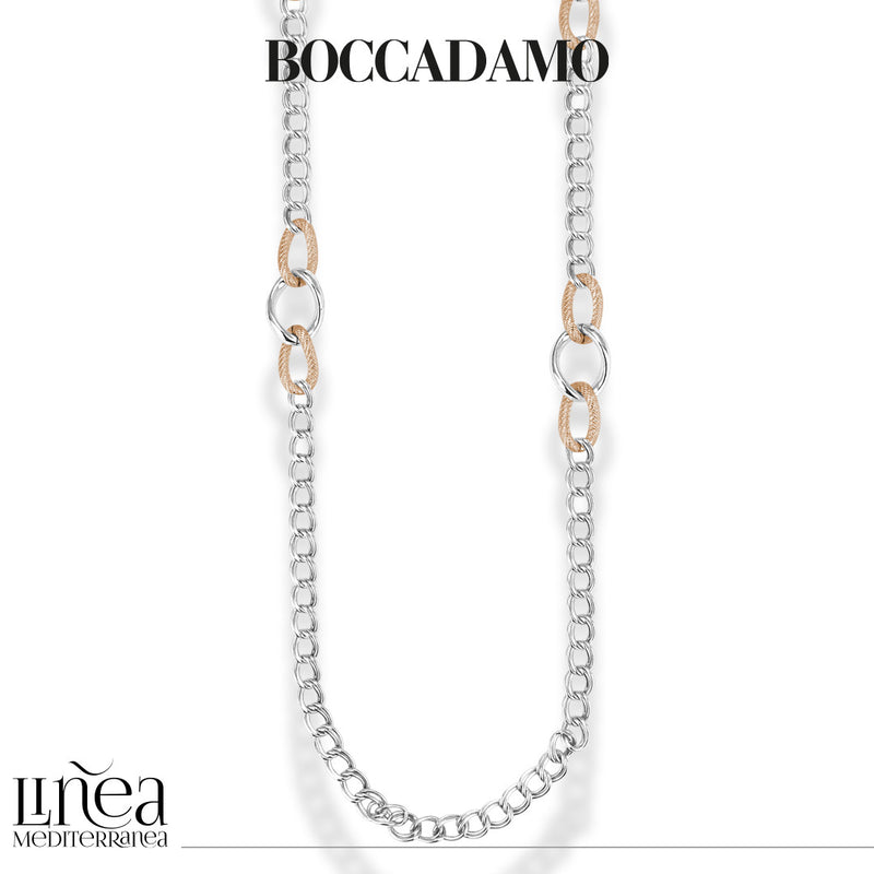 Collana Boccadamo in acciaio bicolore