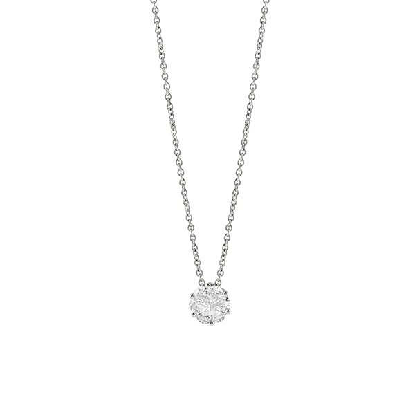 Collana Salvini Petal Cut in oro bianco con diamante