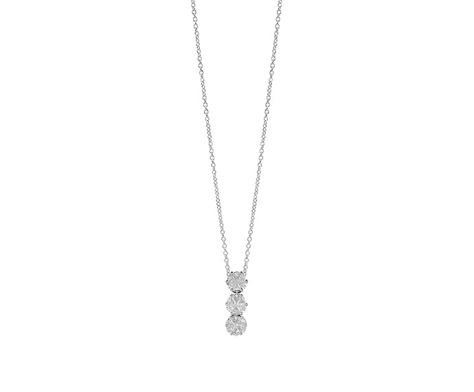 Collana Salvini Petal cut in oro bianco con diamanti
