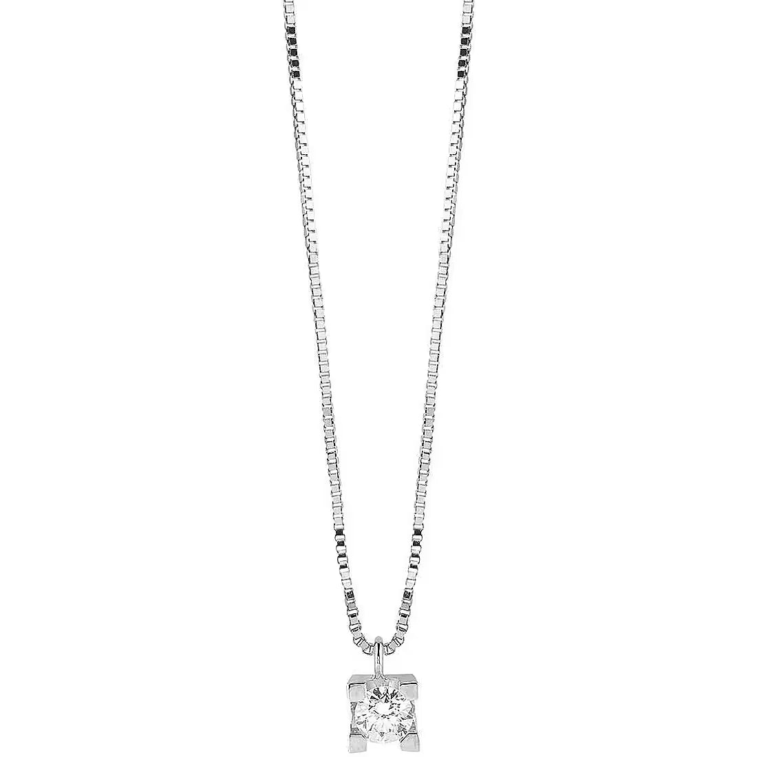 Collana Bliss Dream in oro bianco con diamanti