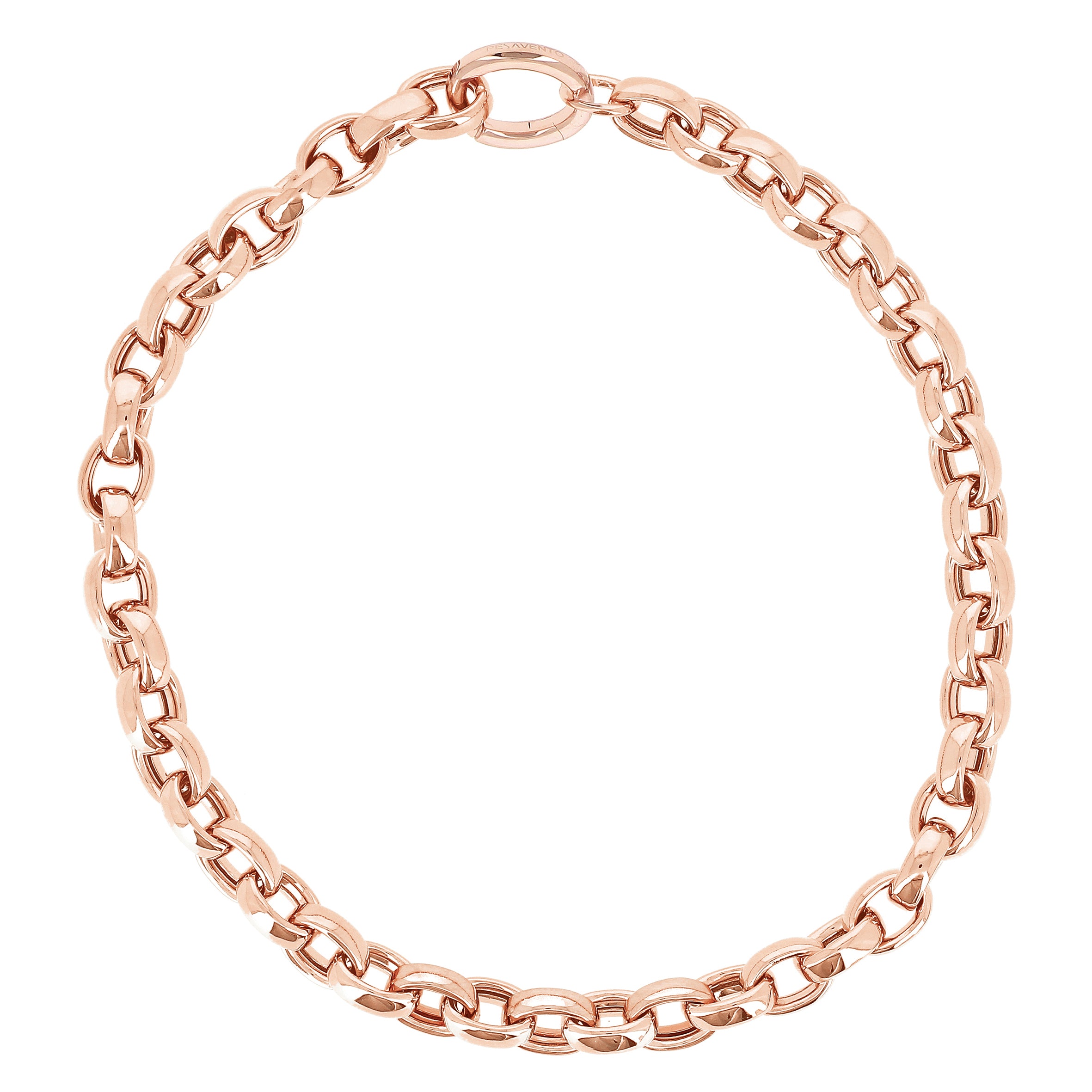 Collana Pesavento Elegace in argento laminato rosa