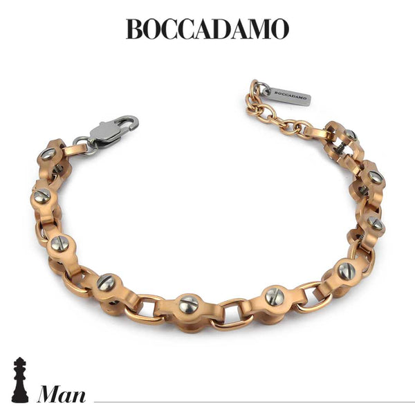 Bracciale Boccadamo in acciaio bicolore