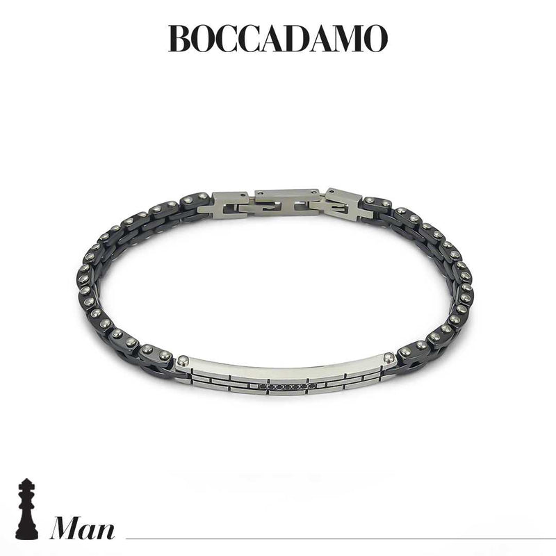 Bracciale Boccadamo in acciaio bicolore