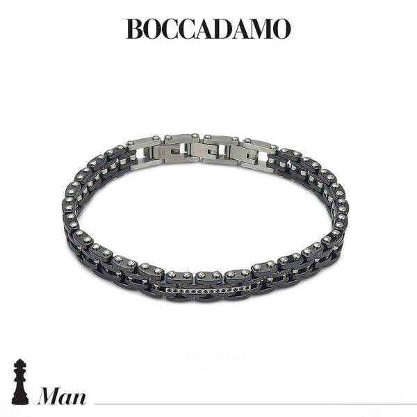 Bracciale Boccadamo in acciaio bicolore