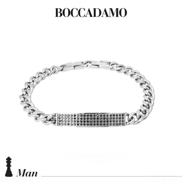 Bracciale Boccadamo grumetta in acciaio