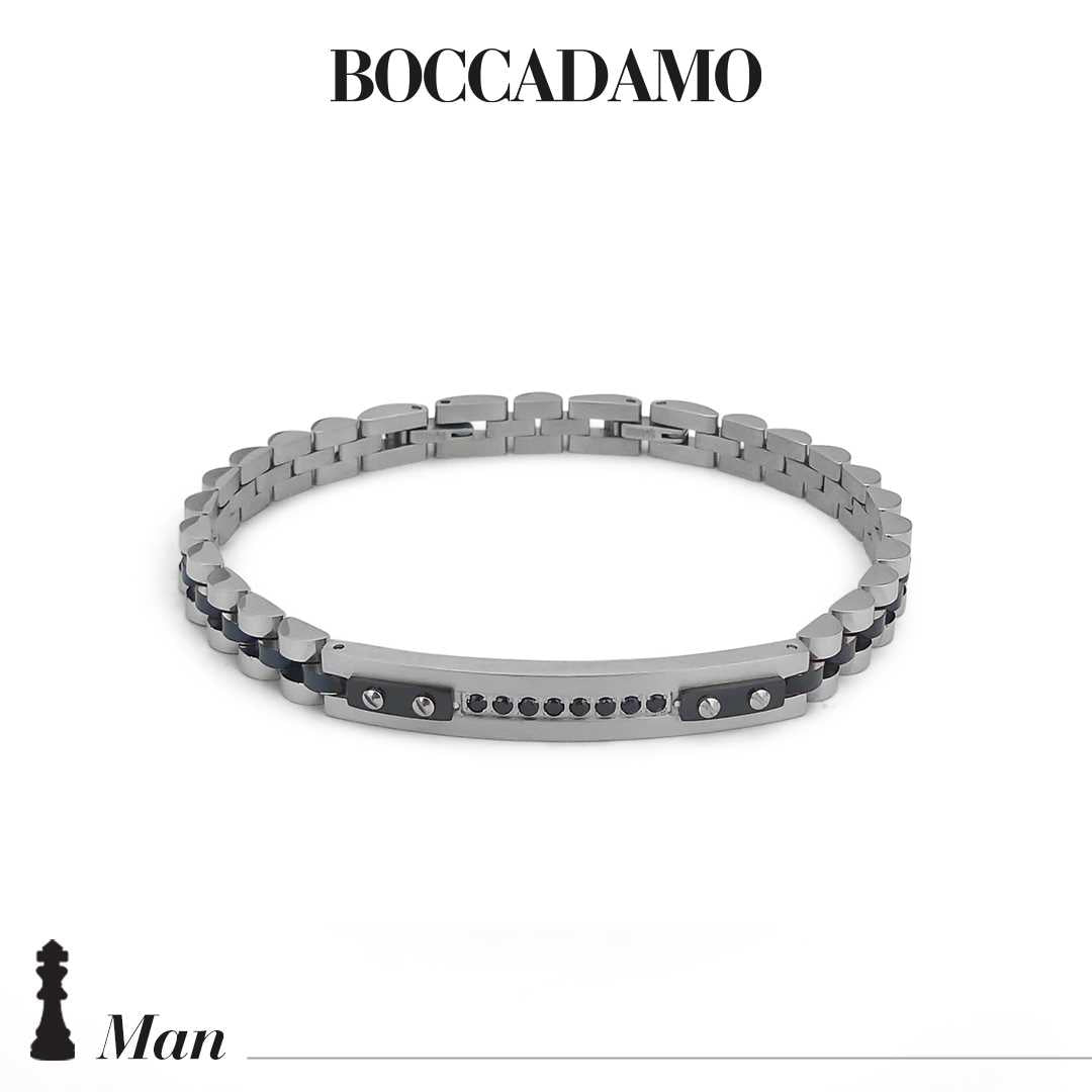 Bracciale Boccadamo in acciaio bicolore