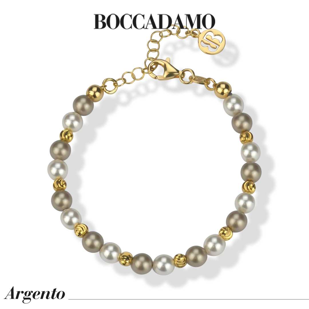 Bracciale Boccadamo in argento laminato